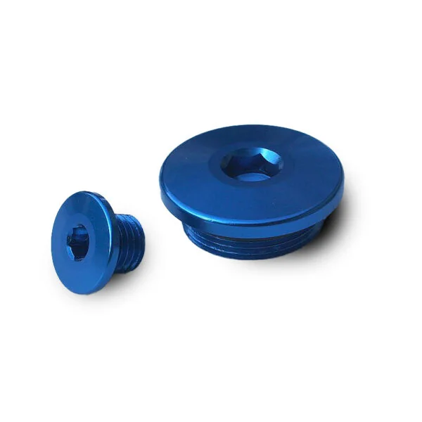 Kawasaki KXF250/KXF450 Engine Plugs (BLUE)